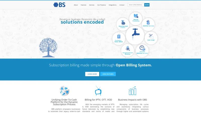 Homepage of OpenBillingSystem