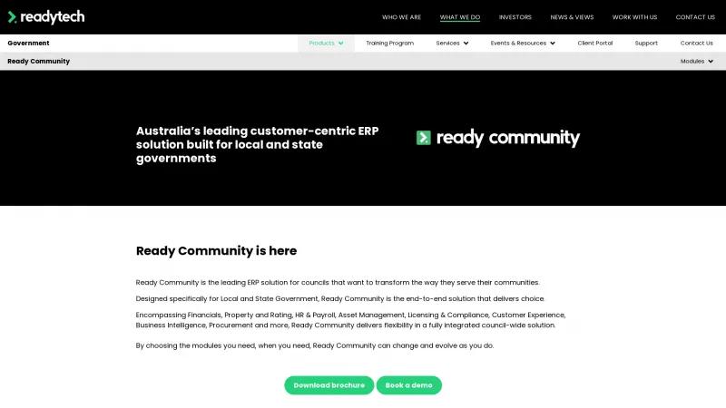 Homepage of Open Office Community