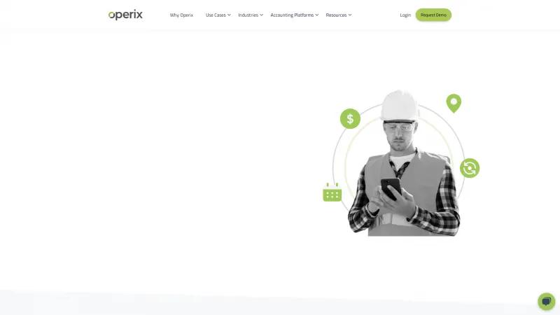 Homepage of Operix