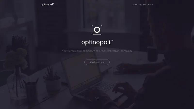 Homepage of Optinopoli