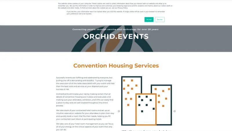 Homepage of Orchid.Events