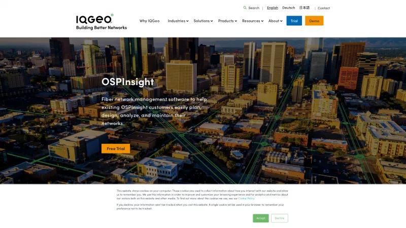 Homepage of OSP Insight