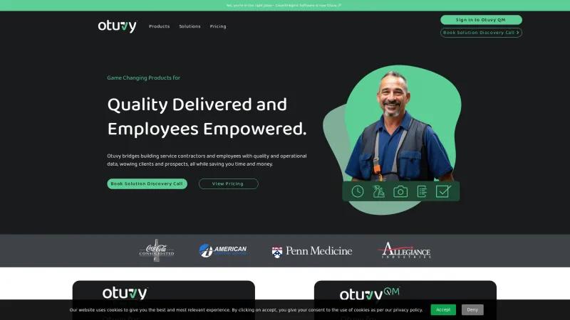 Homepage of Otuvy