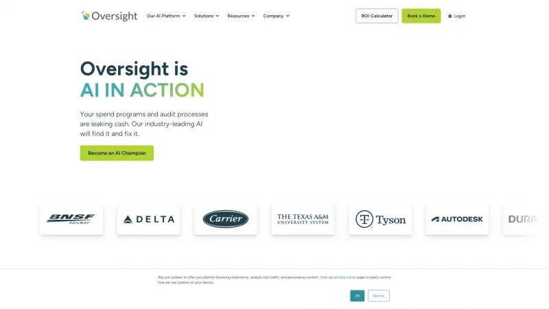 Homepage of Oversight