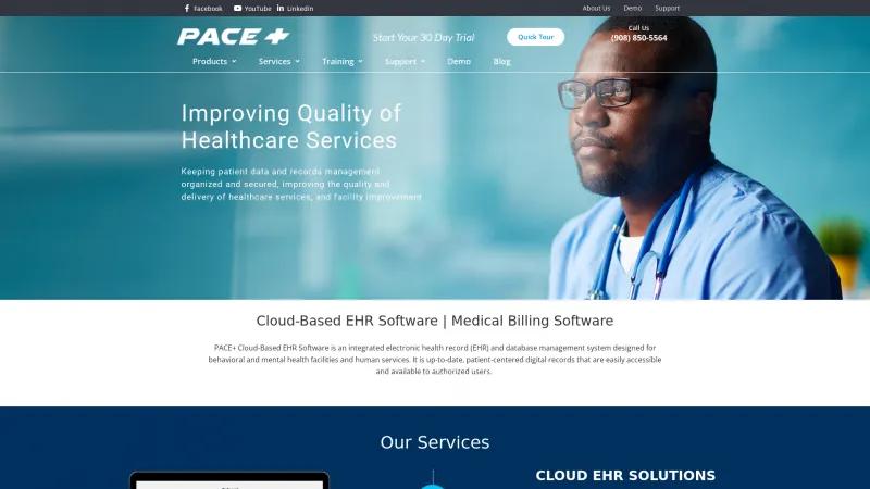 Homepage of PACE+