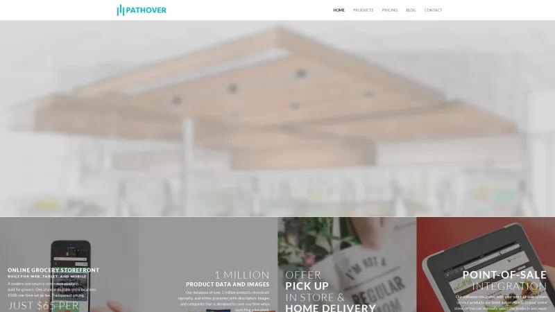 Homepage of Grocery E-Commerce 360