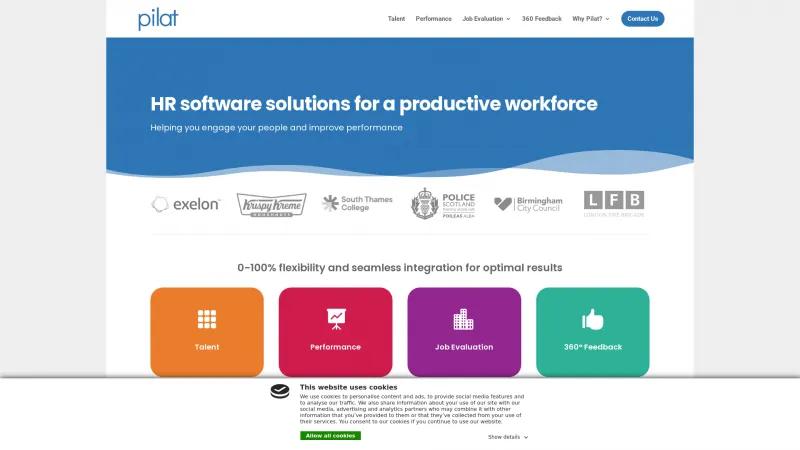 Homepage of Pilat HR