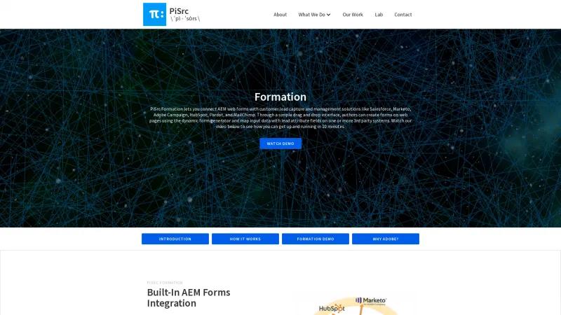 Homepage of PiSrc Formation