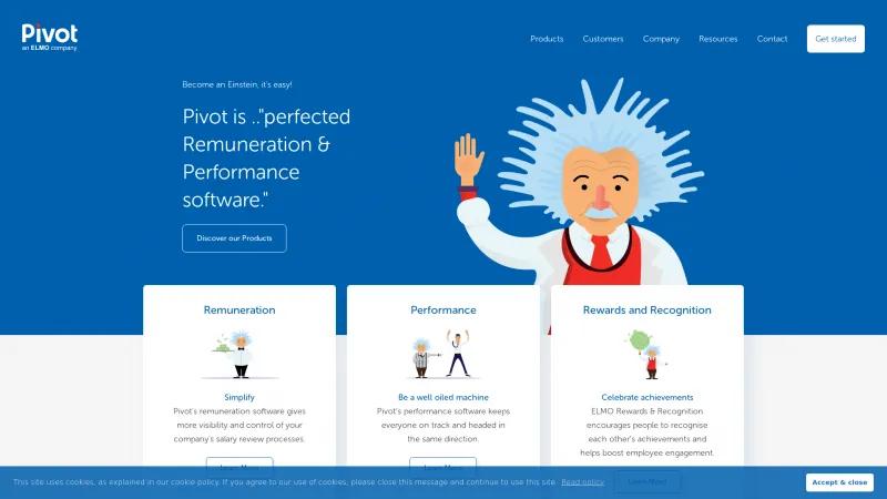 Homepage of Pivot Performance