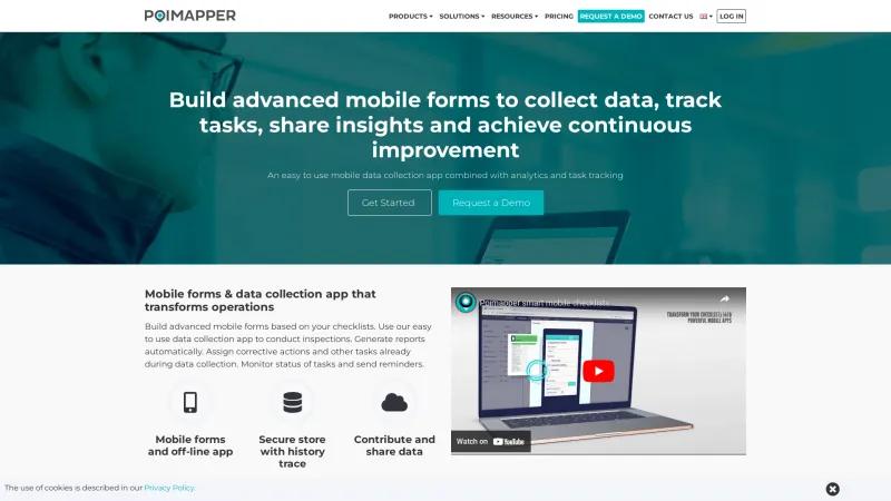 Homepage of Poimapper