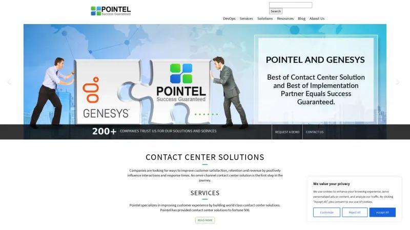 Homepage of Pointel DCCM