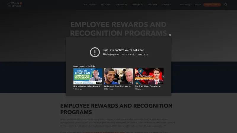 Homepage of Power2Motivate