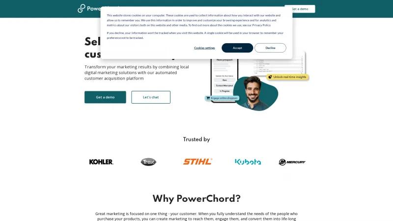 Homepage of PowerChord