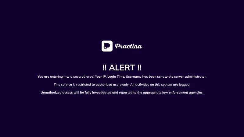 Homepage of Practina