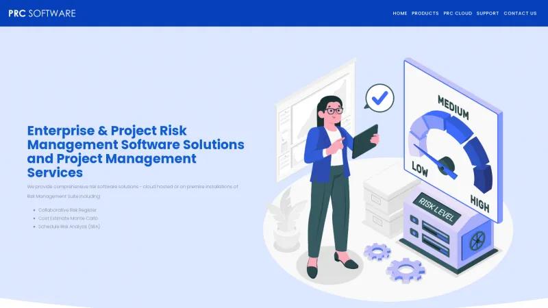 Homepage of PRC Software