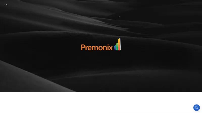 Homepage of Premonix