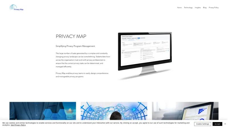 Homepage of Privacy Map