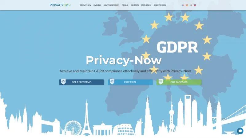 Homepage of Privacy-Now