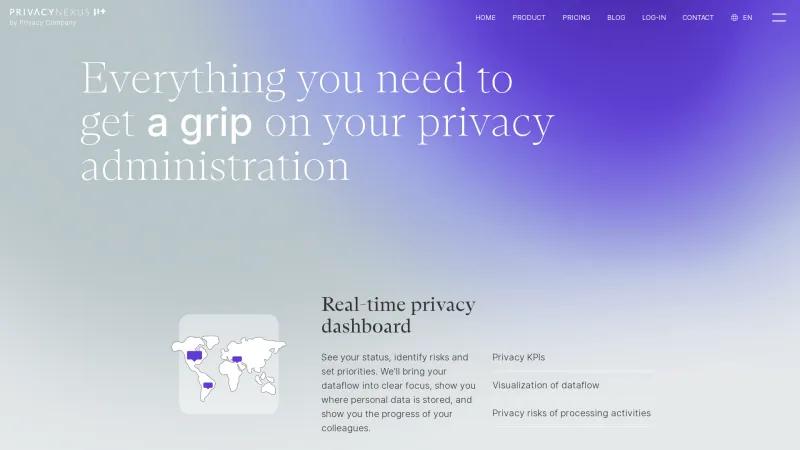 Homepage of Privacy Nexus