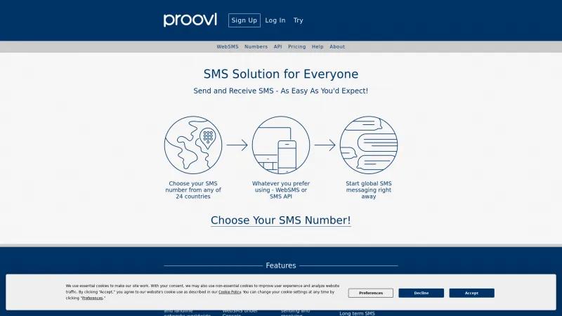 Homepage of Proovl