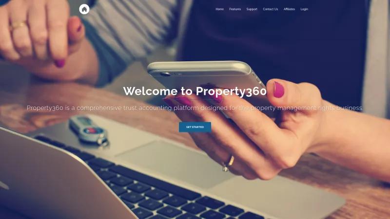 Homepage of Property360