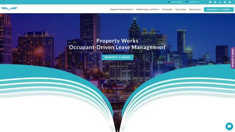 Homepage of Property Works