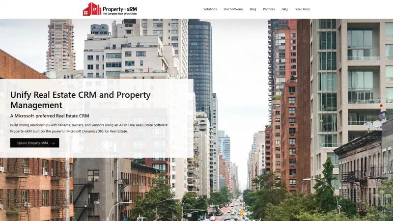 Homepage of Property-xRM