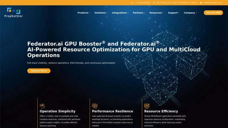 Homepage of Federator.ai