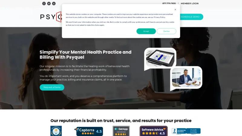 Homepage of Psyquel