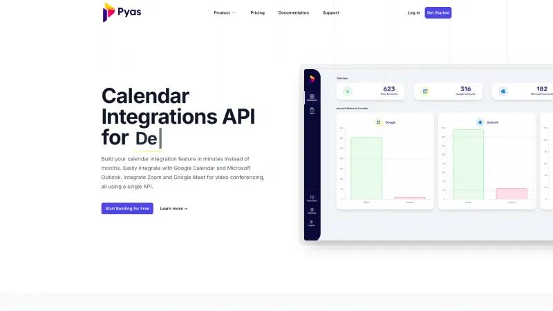 Homepage of Pyas