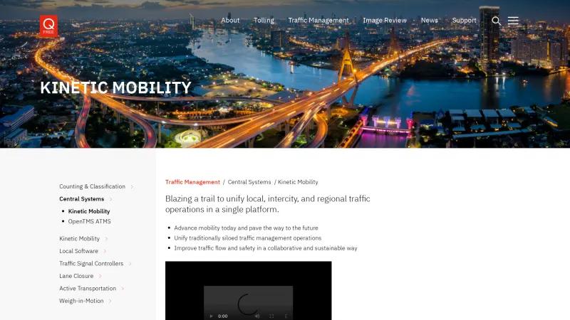 Homepage of Kinetic Mobility