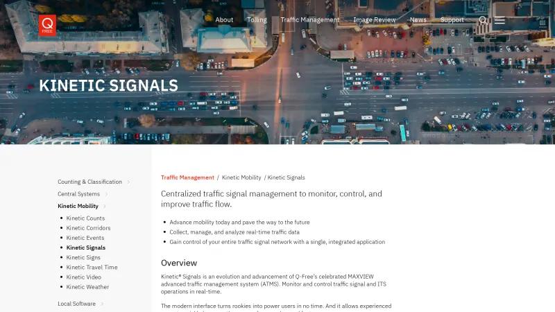 Homepage of Kinetic Signals