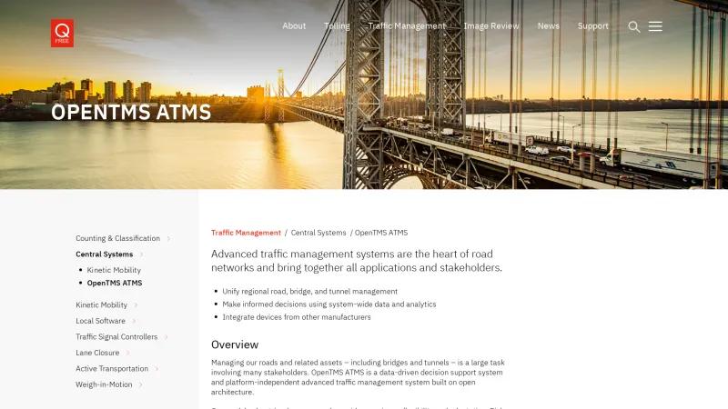 Homepage of OpenTMS ATMS