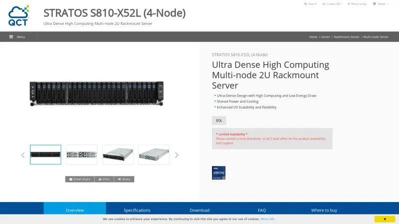 Homepage of QCT STRATOS