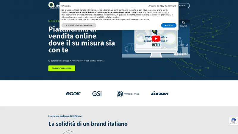 Homepage of Quista