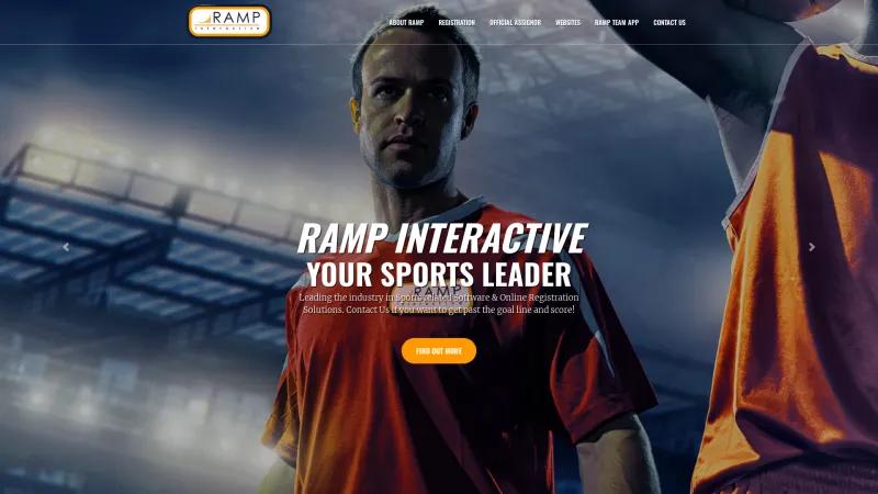 Homepage of RAMP InterActive