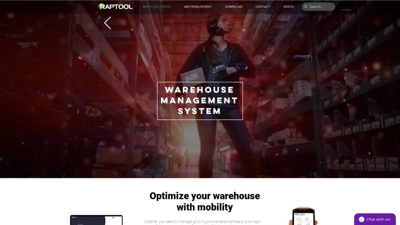 Homepage of Easy Warehouse Management