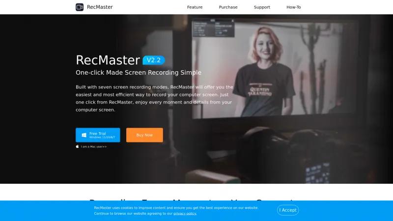 Homepage of RecMaster