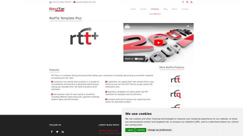 Homepage of RTT