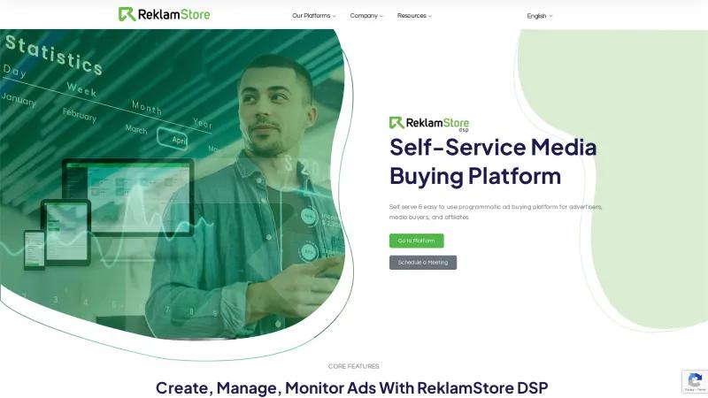 Homepage of ReklamStore