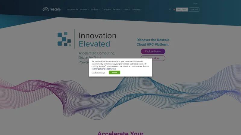 High-Performance Computing Solutions for Cloud: Rescale's Turnkey HPCaaS for Engineering and R&D Innovation Homepage of Rescale