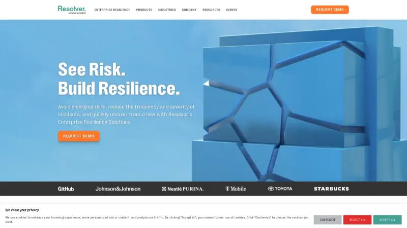 Homepage of Resolver