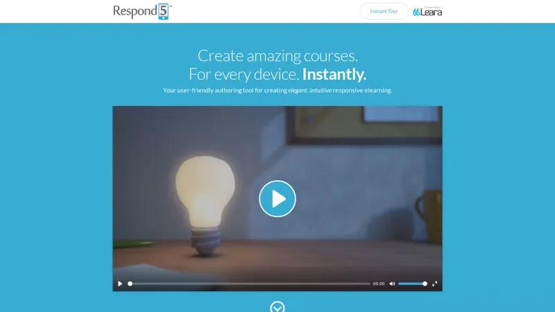 Homepage of Respond5