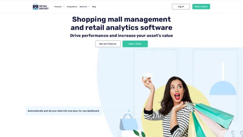 Homepage of Retail Report