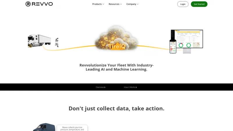 Homepage of Revvo