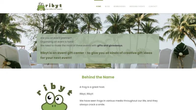 Homepage of Ribyt