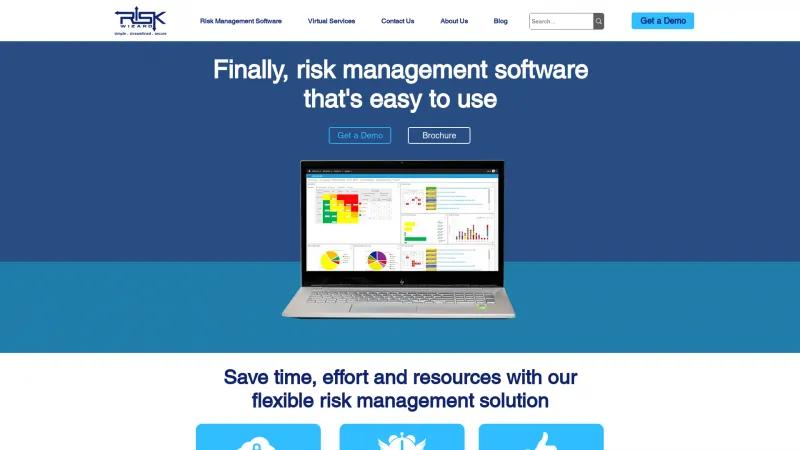 Homepage of Risk Wizard