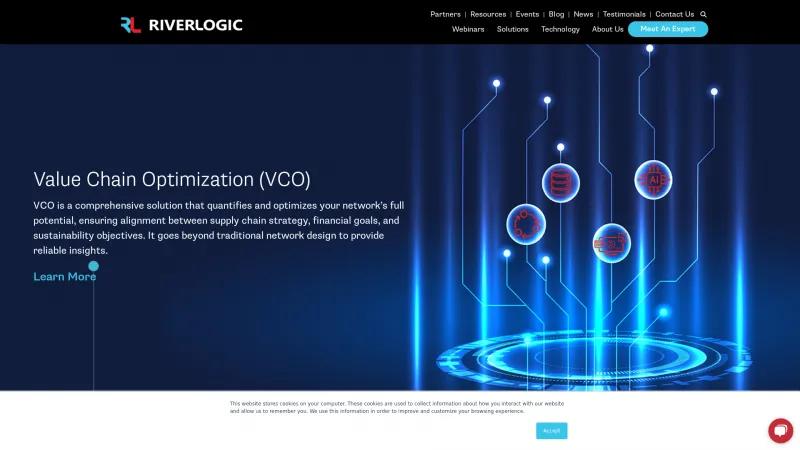 Homepage of River Logic