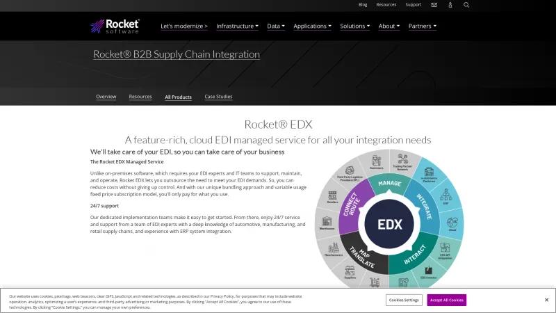 Homepage of Rocket EDX