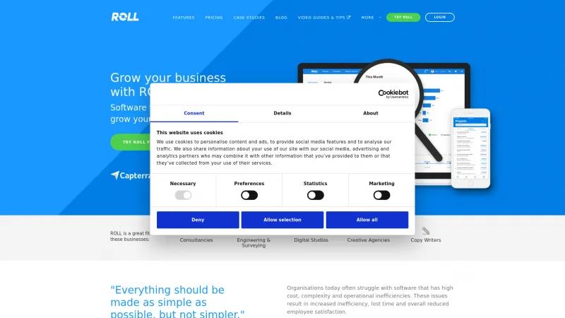 Homepage of ROLL